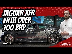 Awesome Jaguar XFR exceeds 700 BHP #JaguarXFR #ViezuTuning #ParamountPerformance