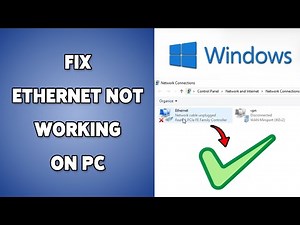 How To Fix Ethernet Not Working On PC | Troubleshooting Guide For Ethernet Problems 2025