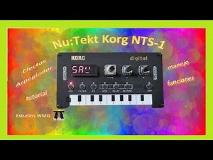 Korg NTS-1 Nu:Tekt: Funcionamiento básico paso a paso [Tutorial ES/EN]
