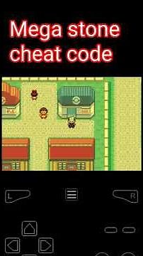 Pokemon mega emerald x and y : mega stone cheat code