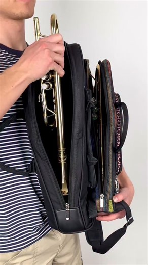 𝑴𝑮 𝑳𝒆𝒂𝒕𝒉𝒆𝒓 𝑾𝒐𝒓𝒌 on Instagram: "🎺 premium leather gig bag for two or three trumpets and all essential accessories crafted from genuine Crazy Horse leather #trumpetgigbag #mgleatherwork #trumpetlife"