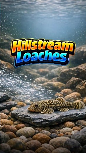 River Rockets: Hillstream Loaches 🛶💨 #fishtank #fish #aquarium