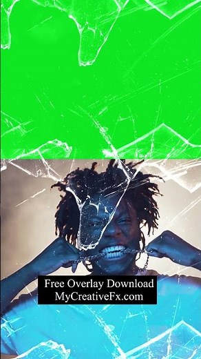 Glass Break Video Effect Overlay