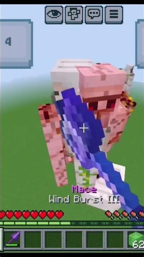 Minecraft Mace x Spear Clutch #shorts #viral