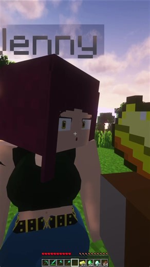 This minecraft mod is sus😳 #minecraft #minecraftmemes #jennymod