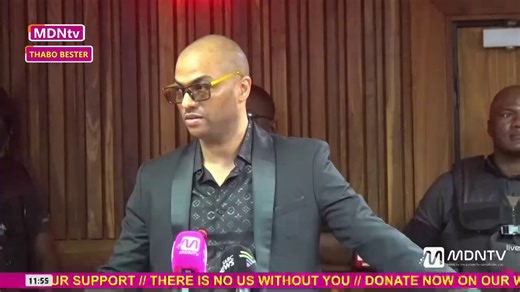 Convicted murderer Thabo Bester addresses the court, saying his application challenges the warrants issued against him. He argues that the main issue is whether he was held in lawful custody in Bloemfontein and that the question of his escape depends entirely on the validity of those warrants.