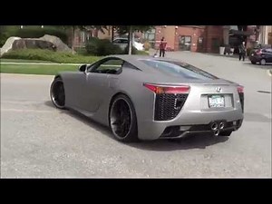 CRAZY Lexus LFA- Startup, Revs, & Acceleration!
