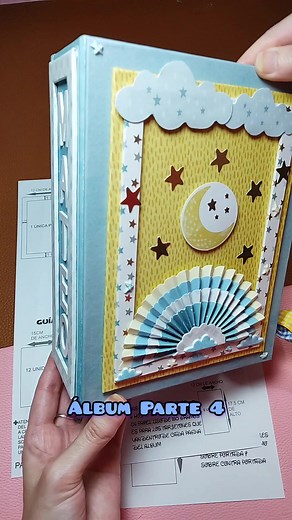 Cómo hacer un álbum de scrapbooking para bebé paso a paso