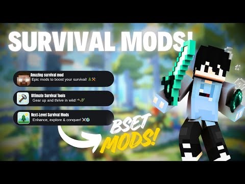 TOP 3 MUST HAVE SURVIVAL MODS FOR MINECRAFT | USEFUL MODS FOR SURVIVAL