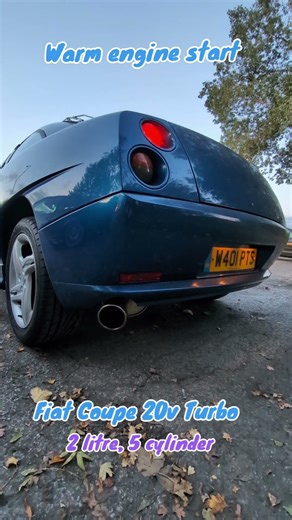 Fiat Coupe 20v Turbo. 2 litre, 20 valve turbo. Hot start and revving #viral #automobile #viralvideo