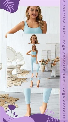 Yoga exercise suit