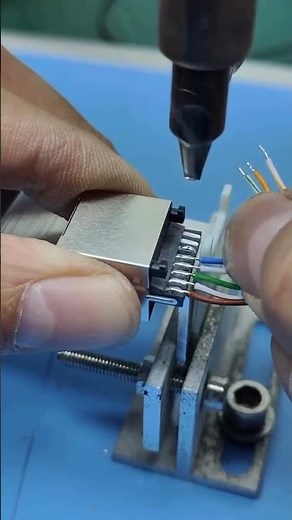 Semi - automatic Type C USB connector cable soldering machine