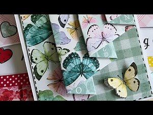 Easy Curtain Card Tutorial