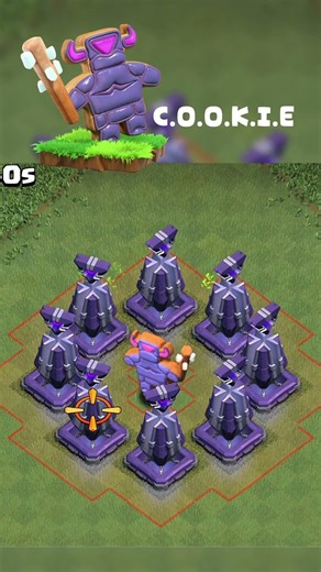 The Strongest units in Clash Of Clans vs Monolith #clashofclans