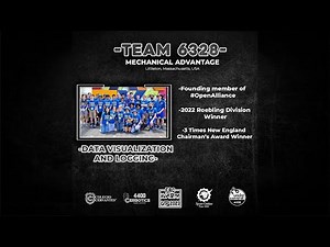 FRC Workshop - Data Visulization and Logging by 6328 Mechanical Advantge I FRC Warm Up 2023