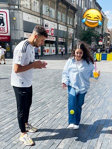 Tennis Ball Juggle Challenge! 🎾🤣 | No One Cares Videos