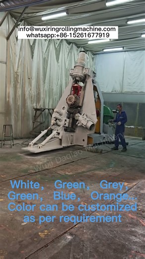 Ring Rolling Machine Painting #ringforging#ringrolling #flange #gear#bearing#automatic