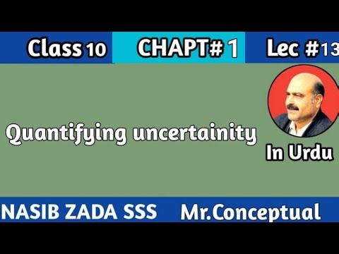 Quantifying uncertainty//uncertainty quantification//@nasibzadachemistrypoint