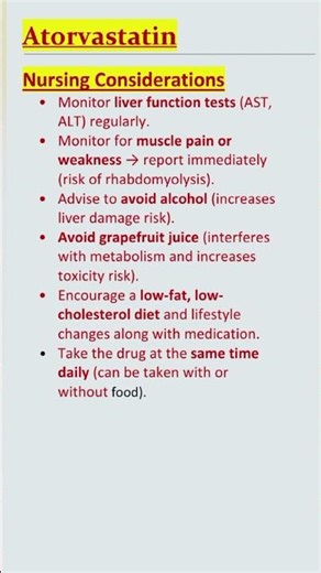 Statin Side Effects | Atorvastatin mode of action #Atorvastatin