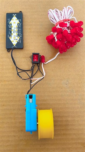 Powering festival lights & traffic lights using bo motor#shorts