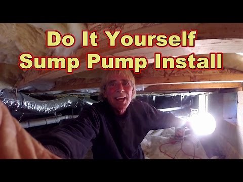 How To Install Sump Pump in Crawl Space