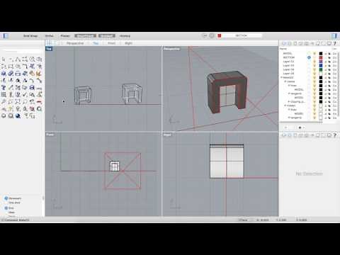 RHINO SECTION TOOLS Part 2: Make2D & Export