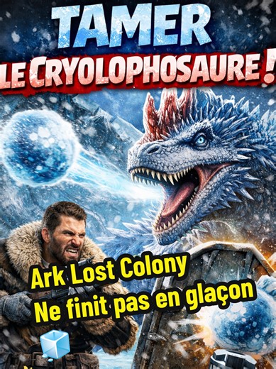 Tu veux un dino qui gèle, endort et humilie tout ce qui bouge ? Aujourd’hui je te montre comment tamer le Cryolophosaure dans ARK, sans mourir de froid ni te faire congeler la tronche ☠️ #pourtoi #tiktokgaming #humour #arksurvival #guide