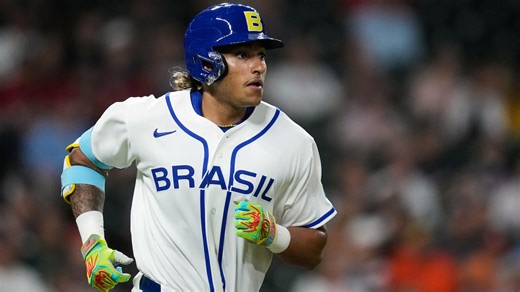 Like father, like son: Lucas Ramirez hits 2 homers for Brazil in WBC with dad Manny Ramirez watching