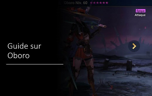 Guide sur Oboro artefact et maîtrise