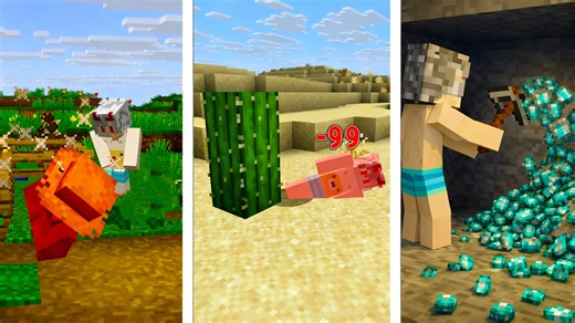 当MC"伤害，掉落物，受伤"等全部随机，生成会变成什么样？