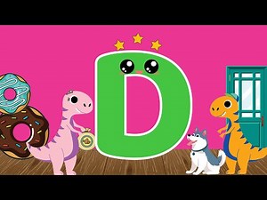 Dinosaur ABC Learning for Kids- Letter D with Nova and Rexo