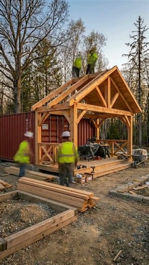 Shipping Container Makeover That's Actually Insane #diy #satisfying