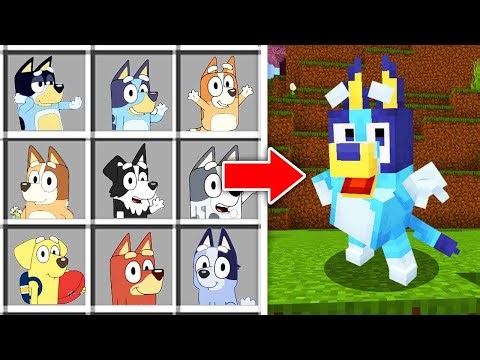 Minecraft PE : SECRET Bluey MOD (Minecraft Bluey Mod)