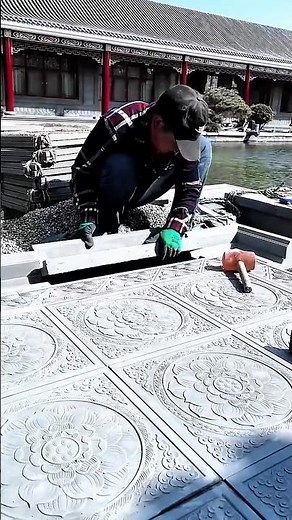 Cement Tile Installation Process: Step-by-Step Construction Work !