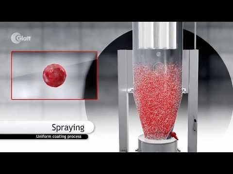 Glatt HP Process for granulation and coating by fluidized bed