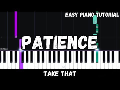 Take That - Patience (Easy Piano Tutorial)
