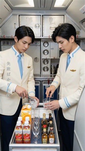 新人CAの恋、空の上で始まる Cabin Crew Love Story｜BL Music Studio AI #bl #aimusic #歌詞動画