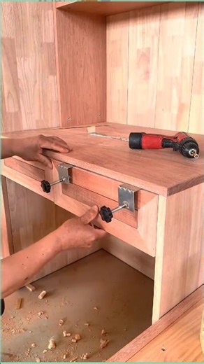 part423#Very practical🛠drawer mountingclips#woodworkingtools #hardwaretools😲#woodworkinghelper#tools