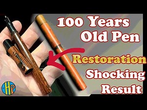 I Restored 100 Years Old Pen - Shocking Result - De La Rue New Swift Pen