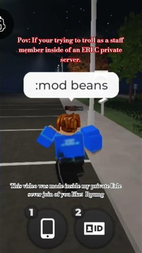 Pov: If you want to troll as a staff member inside a erlc private server. [PART 2]