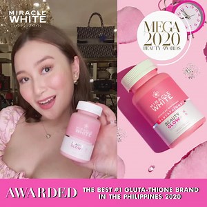 💎 Awarded THE BEST #1 GLUTA-THIONE GLOW VITAMINS® BRAND in the Philippines 2020 🏆 Learn Why Millions of Filipinas are discovering & shifting to MIRACLE WHITE® ✨ 💞 Learn more: www.projectglow.ph #Miracle7DayChallenge | Miracle White