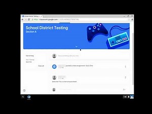 Accessing Google Classrooms from a Chromebook