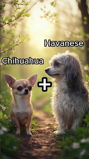 Hybrid dog: Chihuahua & Havanese mix 🐶 #dogs #dog #puppy #chihuahua #havanese