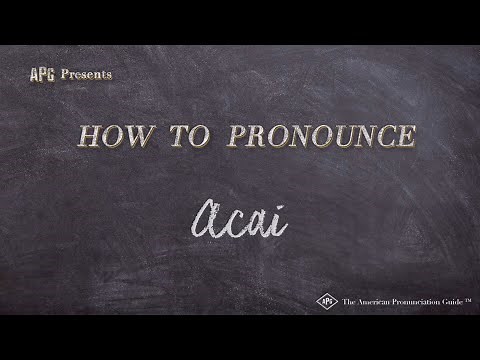 How to Pronounce Acai (Real Life Examples!)