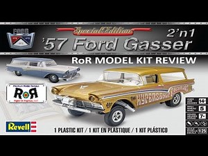 1957 Ford Gasser (I) 1:25 Scale Revell #85-4396 -Model Kit Build & Review