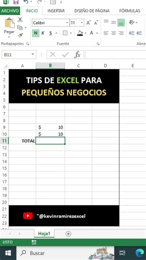  Operaciones Básicas de excel para pequeños negocios -- MINICURSO + PLANTILLA De Excel Para Llevar el Control De un Negocio Pequeño aunque NO tengas Experiencia Info aquí  https://youtu.be/TkXIuQIcs_U?si=Ha7OD8lQVekuih7e -- #excel #finanzas #negociopequeño #emprendimiento -- | Kevin Ramirez | Facebook