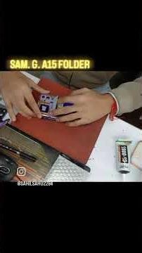 SAMSUNG GALAXY A15 FOLDER CHANGE.......