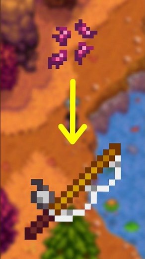 Cómo poner cebo en la caña en Stardew Valley🎣 #gaming #shorts
