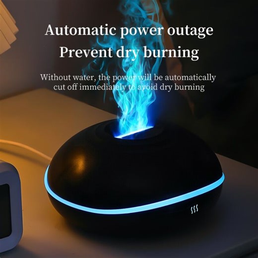 7 colores Fire Flame Wood grain aromatherapy machine humidifier Aroma Diffuser Air Ultrasonic Mist Maker Fogger Aroma | Lazada PH
