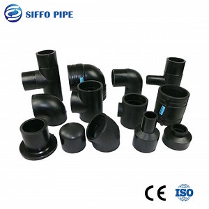 [Hot Item] HDPE Electric Fusion Fittings DN50-630 Electric Fusion Direct Elbow Tee Flange